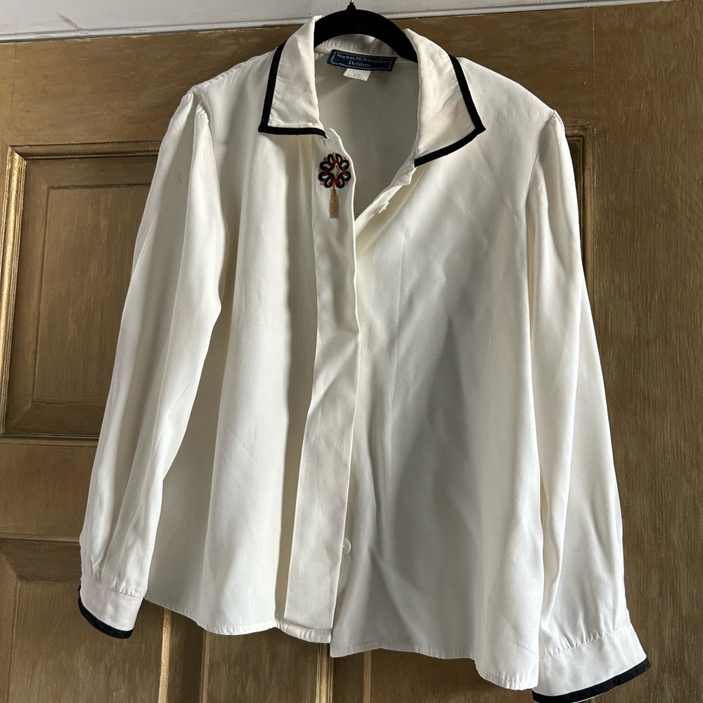 Vintage embellished blouse
